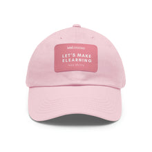 Load image into Gallery viewer, Let's Make eLearning Less Shitty | Dad Hat with Leather Patch