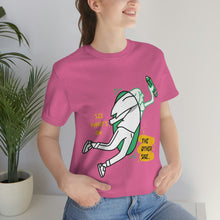 Load image into Gallery viewer, Unisex Jersey Short Sleeve Tee | See what's on the other side | Artist Design