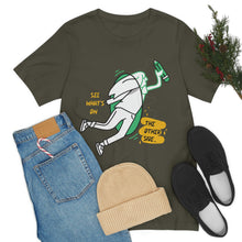 Load image into Gallery viewer, Unisex Jersey Short Sleeve Tee | See what's on the other side | Artist Design
