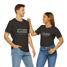 Load image into Gallery viewer, Let's Make eLearning Less Shitty | Unisex Jersey Short Sleeve Tee