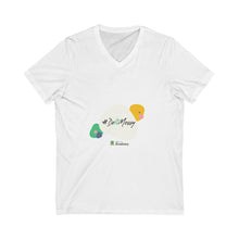 Load image into Gallery viewer, Unisex Jersey Short Sleeve V-Neck Tee