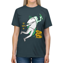 Load image into Gallery viewer, Unisex Triblend Tee | See What's On the Other Side | Artist Design