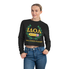 Load image into Gallery viewer, Women's Cropped Sweatshirt | IDOL Greek | Artist Collab