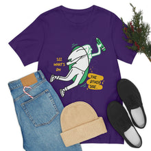 Load image into Gallery viewer, Unisex Jersey Short Sleeve Tee | See what's on the other side | Artist Design