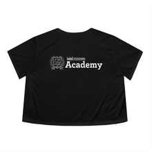 Load image into Gallery viewer, Women's Flowy Cropped Tee with See What's On the Other Side | Artist Design