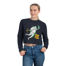 Load image into Gallery viewer, Women's Cropped Sweatshirt | See What's on the Other Side | Artist Collab