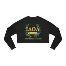 Load image into Gallery viewer, Women's Cropped Sweatshirt | IDOL Greek | Artist Collab