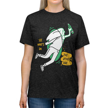 Load image into Gallery viewer, Unisex Triblend Tee | See What's On the Other Side | Artist Design