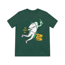 Load image into Gallery viewer, Unisex Triblend Tee | See What's On the Other Side | Artist Design
