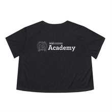 Load image into Gallery viewer, Women's Flowy Cropped Tee with See What's On the Other Side | Artist Design