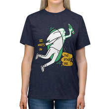 Load image into Gallery viewer, Unisex Triblend Tee | See What's On the Other Side | Artist Design