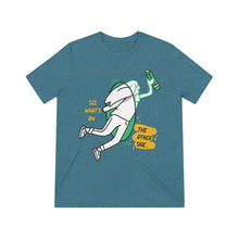 Load image into Gallery viewer, Unisex Triblend Tee | See What's On the Other Side | Artist Design