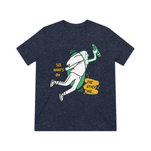 Load image into Gallery viewer, Unisex Triblend Tee | See What's On the Other Side | Artist Design