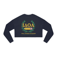 Load image into Gallery viewer, Women's Cropped Sweatshirt | IDOL Greek | Artist Collab