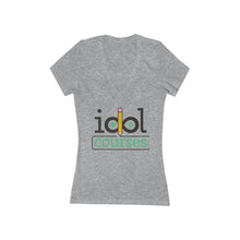 Load image into Gallery viewer, Women's Jersey Short Sleeve Deep V-Neck Tee