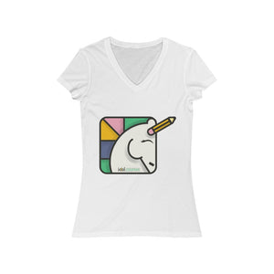 Women's Jersey Short Sleeve V-Neck Tee