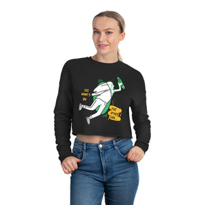 Women's Cropped Sweatshirt | See What's on the Other Side | Artist Collab