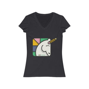 Women's Jersey Short Sleeve V-Neck Tee
