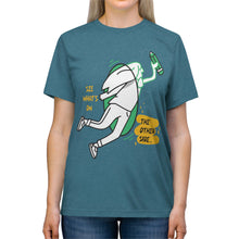 Load image into Gallery viewer, Unisex Triblend Tee | See What&#39;s On the Other Side | Artist Design
