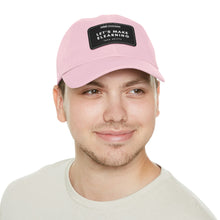 Load image into Gallery viewer, Let&#39;s Make eLearning Less Shitty | Dad Hat with Leather Patch
