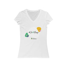 Load image into Gallery viewer, Women&#39;s Jersey Short Sleeve V-Neck Tee
