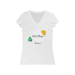 Women's Jersey Short Sleeve V-Neck Tee