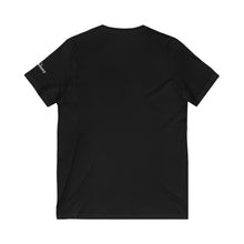 Load image into Gallery viewer, Unisex Jersey Short Sleeve V-Neck Tee | See What&#39;s on the Other Side | Artist Collab
