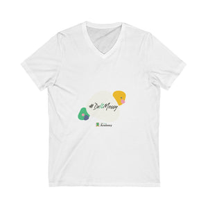 Unisex Jersey Short Sleeve V-Neck Tee