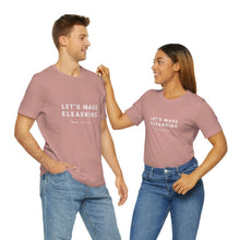 Load image into Gallery viewer, Let&#39;s Make eLearning Less Shitty | Unisex Jersey Short Sleeve Tee
