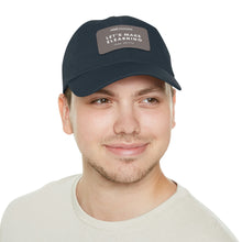 Load image into Gallery viewer, Let&#39;s Make eLearning Less Shitty | Dad Hat with Leather Patch
