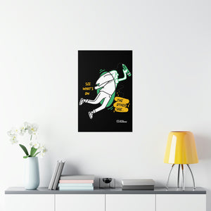 Premium Matte Vertical Posters | See What's on the Other Side | Artist Collab