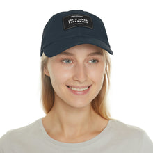 Load image into Gallery viewer, Let&#39;s Make eLearning Less Shitty | Dad Hat with Leather Patch
