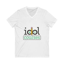 Load image into Gallery viewer, Unisex Jersey Short Sleeve V-Neck Tee
