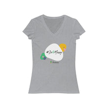 Load image into Gallery viewer, Women&#39;s Jersey Short Sleeve V-Neck Tee
