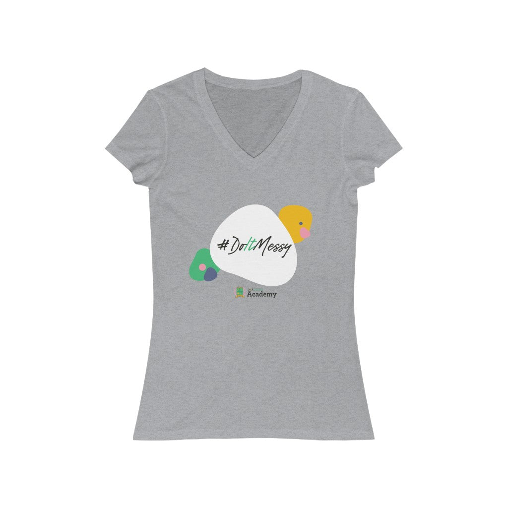 Women's Jersey Short Sleeve V-Neck Tee