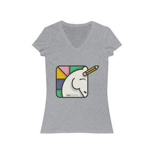 Women's Jersey Short Sleeve V-Neck Tee
