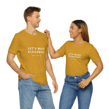 Load image into Gallery viewer, Let&#39;s Make eLearning Less Shitty | Unisex Jersey Short Sleeve Tee
