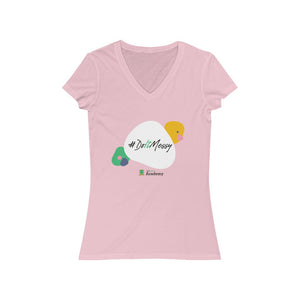 Women's Jersey Short Sleeve V-Neck Tee